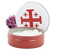 Incienso Religioso Fragancia Nard 30 g en grano con caja metálica - Incienso en grano - Culto cristiano en