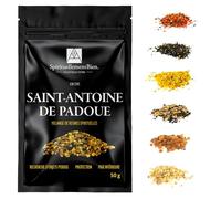 Incienso Religioso Litúrgico - Resina Eritrea en Granos Sagrada - Fumigación y Oraciones Sagradas, Intenciones Divinas - Wicca - Alternativa Incienso en Barra-Cono (San Antonio de Padua, 50 gr)