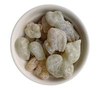 Incienso Royal Hojari Omán de primer grado, Boswellia Sacra 1ª elección, grandes piezas naturales verdosas para ahumar, incienso premium (25 g)