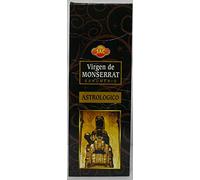 Incienso SAC Virgen de Monserrat, 6 paquetes de 20 varillas c/u.
