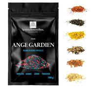 Incienso Sagrado Ángeles y Arcángeles - Resina Eritrea en Granos - Fumigación y Oraciones Sagradas, Intenciones Divinas - Alternativa Barra-Cono - Fabricación Artesanal (Ángel Guardián, 100 gr)