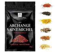 Incienso Sagrado Ángeles y Arcángeles - Resina Eritrea en Granos - Fumigación y Oraciones Sagradas, Intenciones Divinas - Alternativa Barra-Cono - Fabricación Artesanal (Arcángel San Miguel, 50 gr)