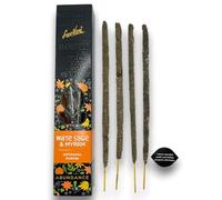 Incienso Salvia Blanca y Mirra Abundancia Manifest Sree Vani White Sage & Myrrh Abundance - Incienso Artesanal - 4 barritas Gruesas - HOSTENATURA