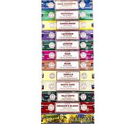 Incienso Satya. 12 Aromas Surtidos de 15 Gramos Cada uno