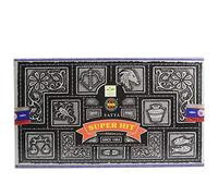 Incienso Super Hit - 15 Grs - Satya - Lote de 12 recipientes, Estándar, BOI003, Único