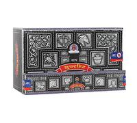 Incense Sticks & Cones Satya Nag Champa Super Hit Palos Incienso, Madera, Multicolor, 22 x 13 x 8 cm, Unicolor, Caja de 12 Paquetes