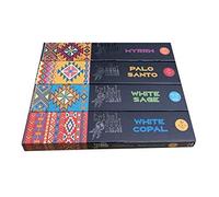 Incienso Tribal Soul - Surtido - Myrrh - Palo Santo - White Sage - White Copal - 4 Cajas x 15g -