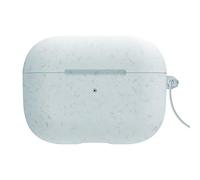 Incipio Organicore - Funda Compatible con Apple AirPods Pro, Color Azul [soporta Carga inalámbrica, Material Biodegradable, Incluye cordón]