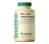 Incite Nutrition Probióticos y Prebióticos Intentinales, 13 Mil Millones de UFC. 60 Cápsulas para 1 Mes. 30 Cepas Bacterianas. Salud Intestinal, Digestión, Sistema Inmune. Apto Vegetarianos y Veganos