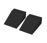 Incline Board, Calf Stretch Wedge, Ergonomic Support Non Slip Lightweight Compact Sturdy Build Alignment Trainer EVA Material, Exercise Board for Home Gym Pilates, 9.45x5.91x2.99Inches, Black