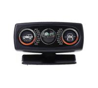 Inclinometer, 3 In 1 Car Compass Inclinometer Angle Slope Level Meter Finder Gradient Balancer Tw