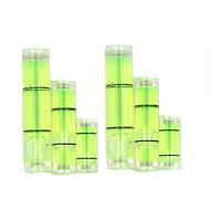 Inclinómetro burbuja burbuja nivel tubo vial gradienter 6x15mm, 7x26mm, 8x31mm, 6 piezas