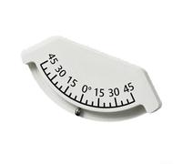 Inclinómetro de 45 grados con marcas de escala claras para una rápida evaluación visual del ángulo en contextos marinos y agrícolas automotrices (burbujas blancas)