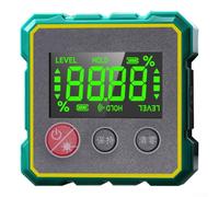 Inclinómetro de alta precisión 360 grados ± 0,1 ° magnético - Detector de ángulo digital para profesionales