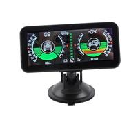 Inclinómetro de Automóvil, Medidor de Pendiente HUD Universal para Automóvil Medidor de Inclinación de Automóvil Inteligente Medidor de Pendiente de Automóvil de Alta Resolución Medidor de Pendiente D