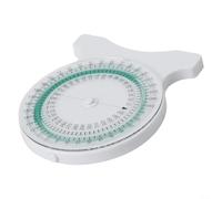 Inclinómetro de burbujas de terapia física para herramienta de medición para un seguimiento preciso del movimiento de las articulaciones, incluyendo flexión, extensión y rotación (azul)