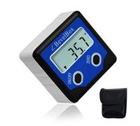 Inclinometro Digital Buscador de Ángulo Digital con Base Magnética Transportador Digital, Retroiluminación IP54 Impermeable con Imán Nivel Buscador