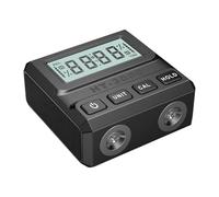 Inclinómetro digital de alta precisión con respuestas rápidas y rangos de medición de 4 x 90°, adecuado para carpintería, uso automotriz, herramienta de medición
