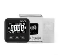 Inclinómetro digital, medidor de ángulo magnético SKQ1 con LCD de rotación automática, medidor de pendiente de precisión de ± 0.2 ° para carpintería