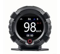 Inclinómetro digital para coche con seguimiento GPS y visualización frontal diseñado para medición de altura de ángulo de inclinación y latitud (X95-GPS (inglés)