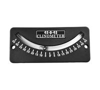 Inclinómetro digital para medición de pendiente, buscador de ángulos de doble escala 25-0-25/45-0-45/10-0-10, construcción ABS, herramienta de seguridad portátil para senderos y avalanchas (45-0-45)