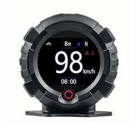 Inclinómetro digital para medidor de pendiente GPS de coche con pantalla frontal, altitud de ángulo de paso todoterreno para monitor de latitud, diseño ABS resistente para 4X4