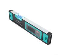 Inclinómetro electrónico con pantalla abatible automática y táctil para cero reinicio para superficies metálicas Dispositivo de medición de ángulo preciso 30 cm (300 mm (tubo de número))