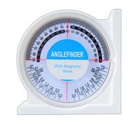 Inclinómetro Magnético ABS Con Tabla De Conversión De Ángulos Para Superficies De Hierro Ideal Para Ingeniería Civil Y Carpintería Transportador Magnético Para Superficies Metálicas