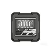 Inclinómetro magnético, probador de nivel HT-400 de 4 x 90 °, herramienta de medición de ángulo para aplicaciones de topografía de construcción (retroiluminación blanca)