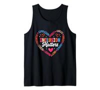 Inclusión Compasión Conciencia sobre la salud mental Camiseta sin Mangas