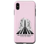 Inclusión e Igualdad única manera Diversidad Antiracismo Carcasa para iPhone XS Max