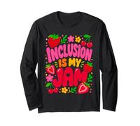 Inclusion Is My Jam Groovy Special Education Sped Teacher Manga Larga