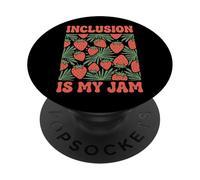 Inclusion Is My Jam PopSockets PopGrip Adhesivo