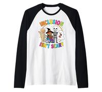 Inclusion ISN’t Scary Cute Halloween Kindness Camiseta Manga Raglan