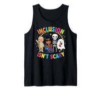 Inclusion ISN’t Scary Cute Halloween Kindness Camiseta sin Mangas