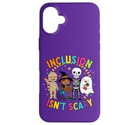 Inclusion ISN’t Scary Cute Halloween Kindness Carcasa para iPhone 16 Plus