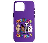 Inclusion ISN’t Scary Cute Halloween Kindness Carcasa para iPhone 16 Pro MAX