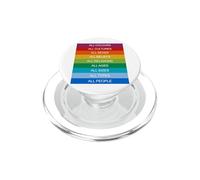 Inclusión Sociedad Moderna Diversidad Cultural Amor Arcoíris PopSockets PopGrip para MagSafe
