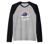 Incluso el Perro es un niño Una Madre de Varios Hijos Camiseta Manga Raglan