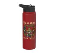 ¿Incluso levantas un divertido levantamiento de pesas medieval en el gimnasio? Stainless Steel Insulated Water Bottle