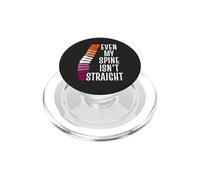 Incluso mi Columna Vertebral no es Recta Lesbianas WLW Orgullo PopSockets PopGrip para MagSafe