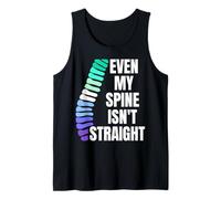 Incluso mi Columna Vertebral no es Recta MLM Orgullo Gay Camiseta sin Mangas