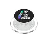 Incluso mi Columna Vertebral no es Recta MLM Orgullo Gay PopSockets PopGrip para MagSafe