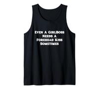 Incluso un Girlboss Necesita Un Beso En La Frente A Veces Lindo Camiseta sin Mangas