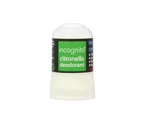 Incognito Desodorante cristal protector Citronela (50 ml) - no huele a insectos molestos