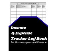 Income & Expense Tracker Log Book Daily Money Management Notebook for Business & Personal Use: A Clean and Easy-to-Use Money Record Book for Small Businesses, Freelancers & Personal Finance