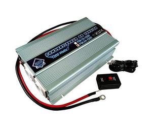 Inconnu Conversor PM 24/220 V 1200 W con Mando a Distancia, Todas Las Normas CD E Mark Lvd Rohs Plus Enchufe USB 2A