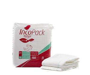 Incopack Nature Dermo Transpira 20 Pañales Elastico Grande Super Noche L9 (contorno cintura 110-150 cm) máxima absorción