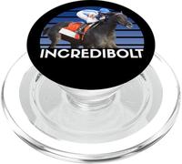 Incredibolt Caballo, Carreras de Caballos, Santa Anita, Caballos del Mar PopSockets PopGrip para MagSafe