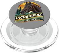 Incredibolt Caballo, Carreras de Caballos, Santa Anita, Caballos del Mar PopSockets PopGrip para MagSafe